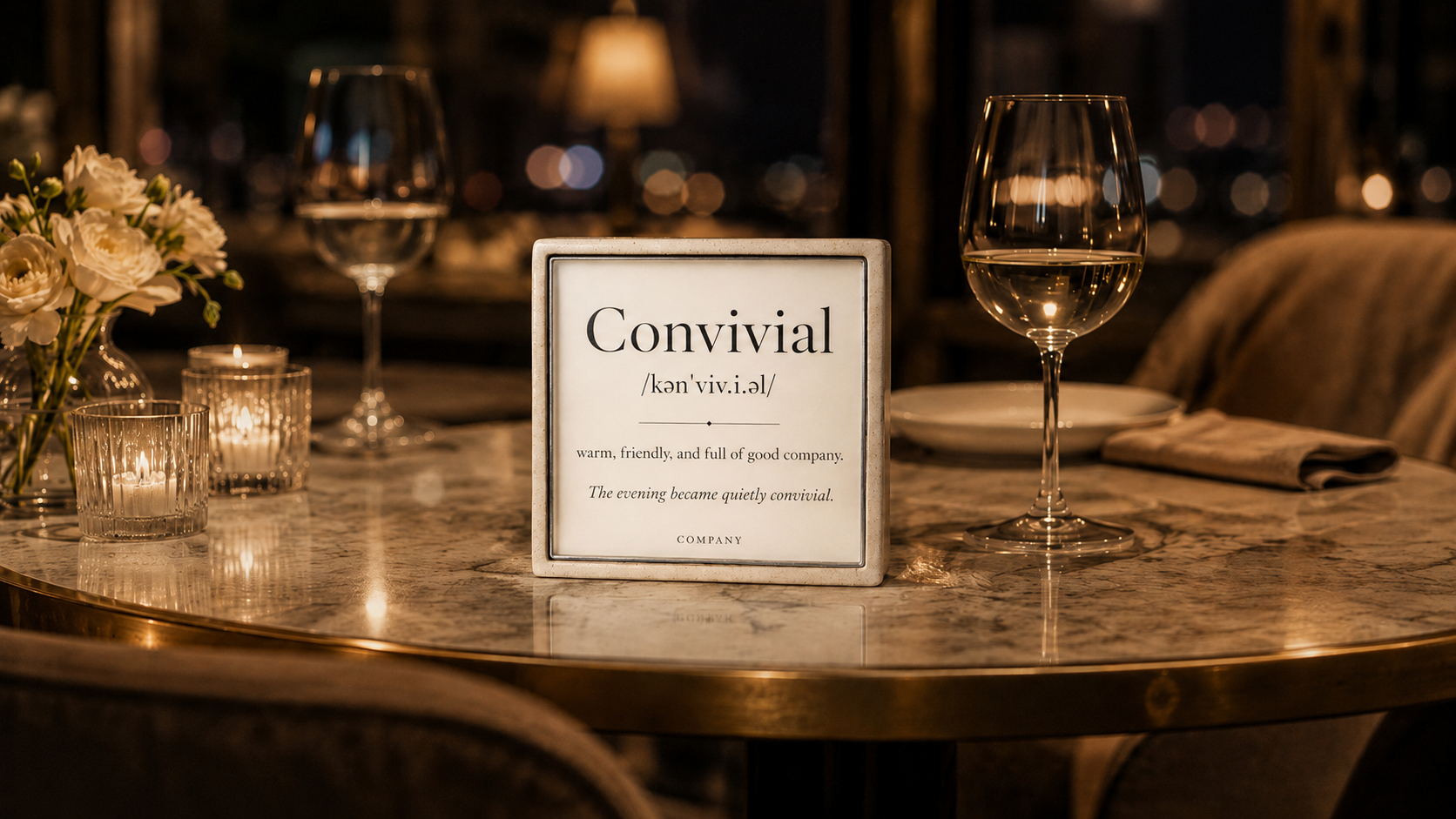 Aurelian displayed during an intimate evening conversation