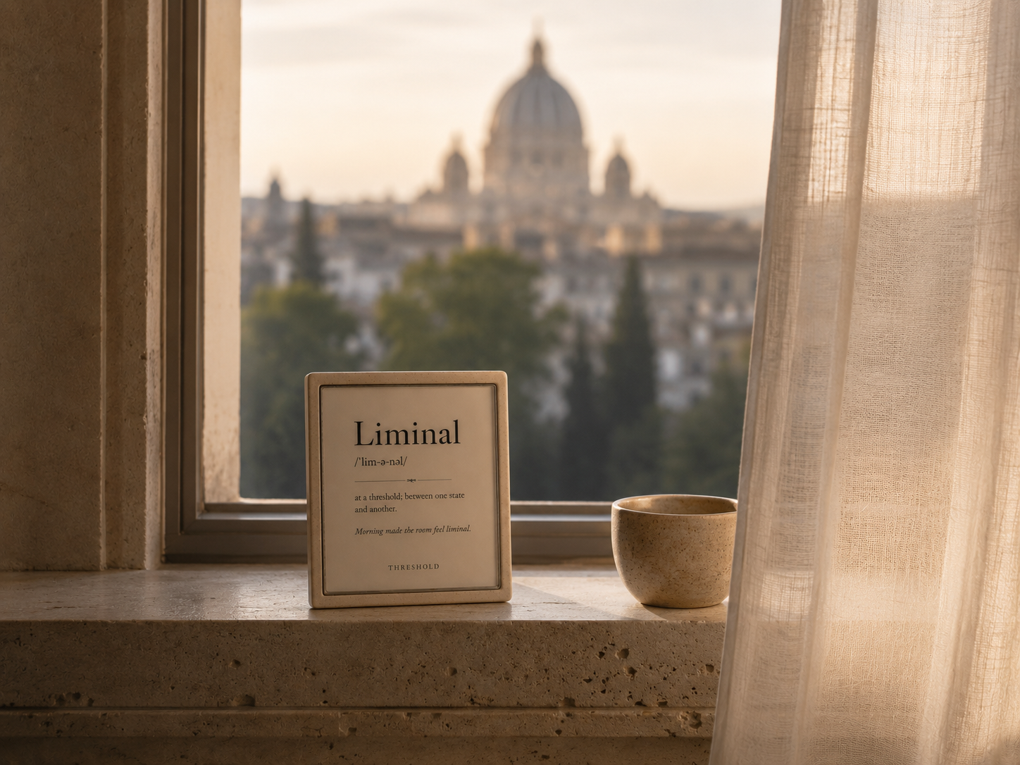 Aurelian displaying the word Liminal
